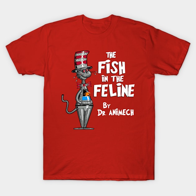 Fish in the Feline T-Shirt by transformingegg